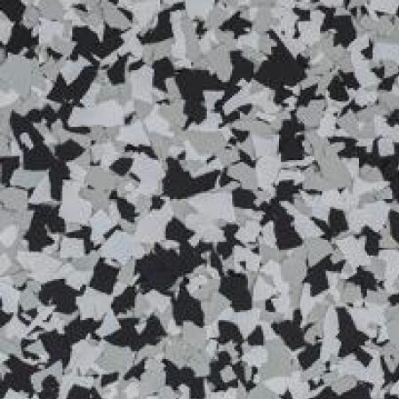 floor with white and black flakes - Innovative Garage Flooring full flake epoxy flooring