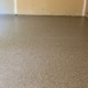 full flake epoxy flooring with brown and white flakes - Innovative Garage Flooring epoxy flooring