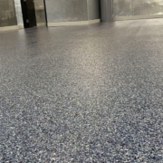 close up of epoxy flooring in a commercial space- Innovative Garage Flooring epoxy flooring