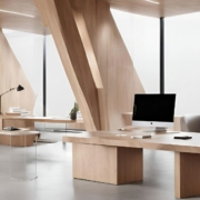 modern office with desks and computers - Innovative Garage Flooring epoxy flooring for architecture and design facilities